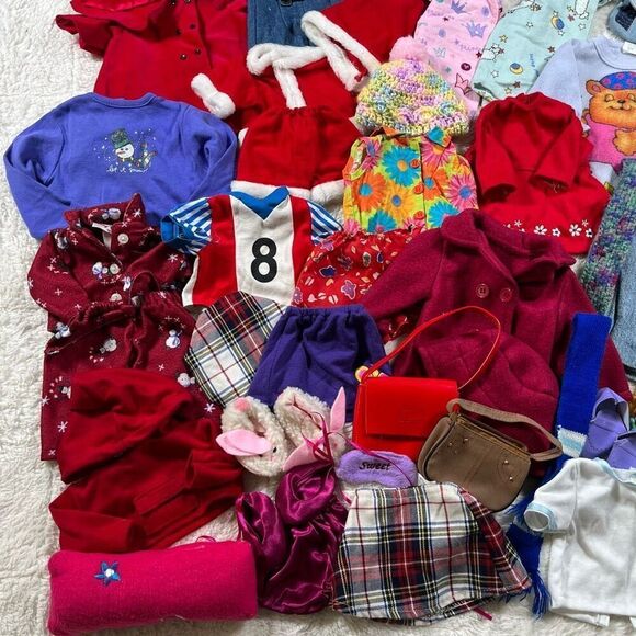 Vintage 18” Doll Clothes Outfit Accessories Bundle Lot - Picture 5 of 5